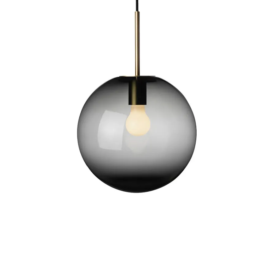 Taklamper|Lamper Fra Hadeland Glassverk>HADELAND GLASSVERK Taklampe 4014 Røkgrå