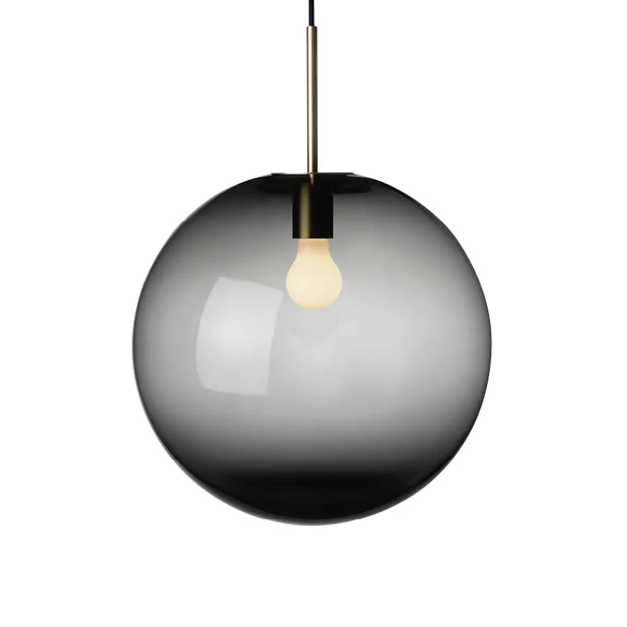 Taklamper|Lamper Fra Hadeland Glassverk>HADELAND GLASSVERK Taklampe 4014 Røkgrå