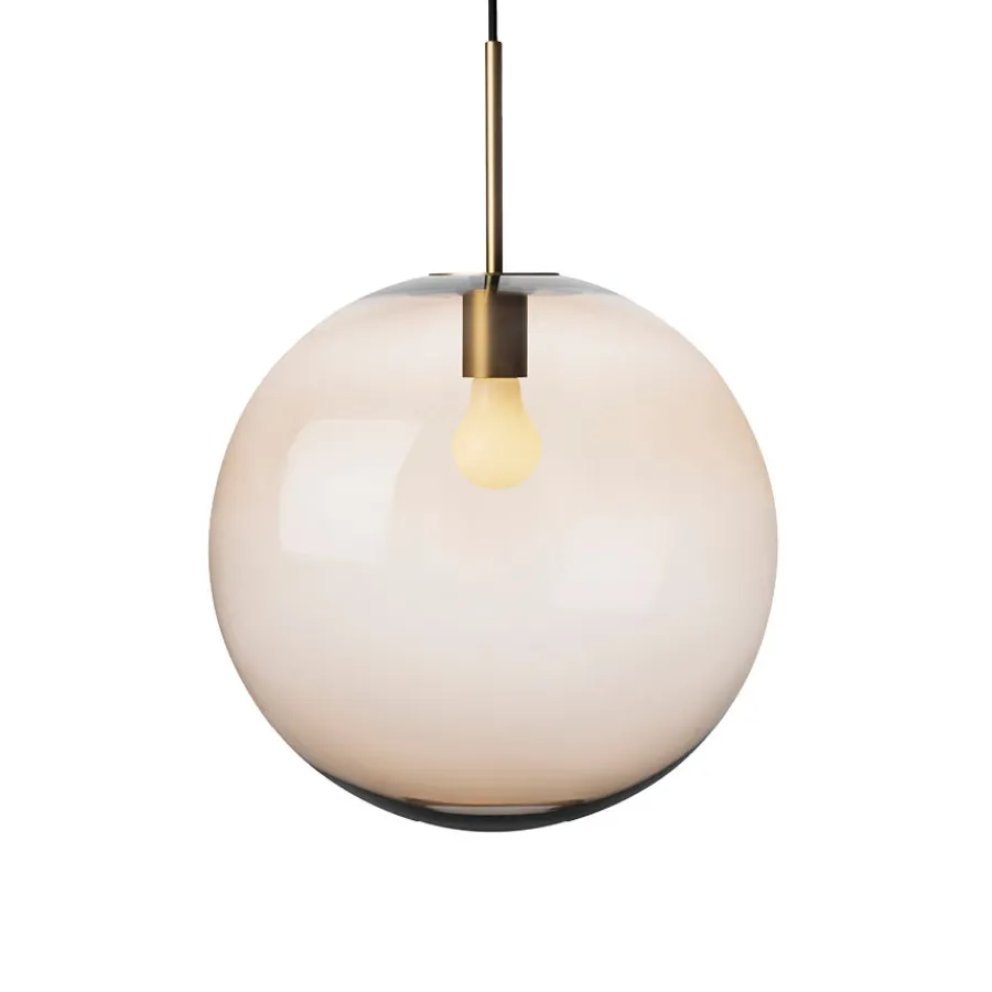Taklamper|Lamper Fra Hadeland Glassverk>HADELAND GLASSVERK Taklampe 4014 Kakao