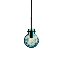 Taklamper|Lamper Fra Hadeland Glassverk>HADELAND GLASSVERK Taklampe Finn Blågrønn