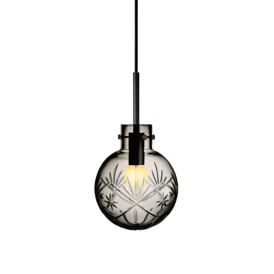 Taklamper|Lamper Fra Hadeland Glassverk>HADELAND GLASSVERK Taklampe Røkgrå