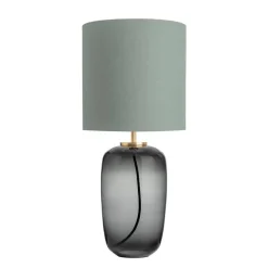 Bordlamper|Lamper Fra Hadeland Glassverk>HADELAND GLASSVERK Vega Bordlampe Røkgrå