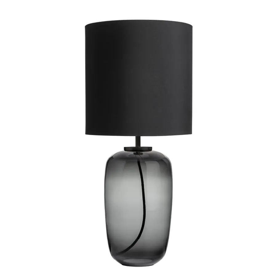 Bordlamper|Lamper Fra Hadeland Glassverk>HADELAND GLASSVERK Vega Bordlampe Røkgrå