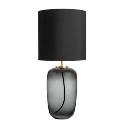 Bordlamper|Lamper Fra Hadeland Glassverk>HADELAND GLASSVERK Vega Bordlampe Røkgrå
