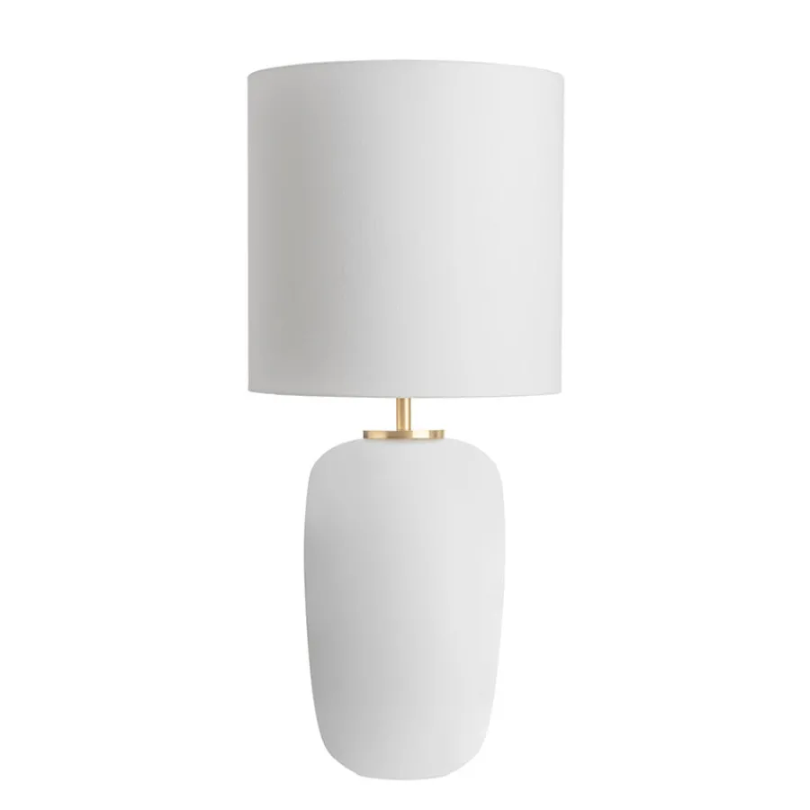 Bordlamper|Lamper Fra Hadeland Glassverk>HADELAND GLASSVERK Vega Bordlampe Matt Hvit