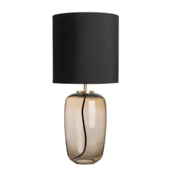 Bordlamper|Lamper Fra Hadeland Glassverk>HADELAND GLASSVERK Vega Bordlampe Kakao