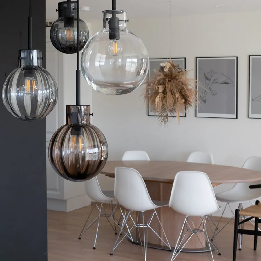 Anbefalte Kombinasjoner|Taklamper>HADELAND GLASSVERK Hadeland Krystallkule Taklampe 5stk