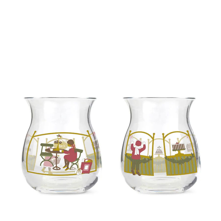 Lys>HOLMEGAARD Christmas Julelyslykt 2023 2stk 7,5cm