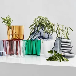Dekor|Vaser>IITTALA Aino Aalto Vase Mørk Grå 160 mm