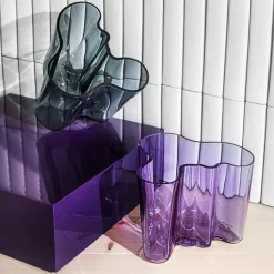 Dekor|Vaser>IITTALA Aino Aalto Vase Mørk Grå 160 mm