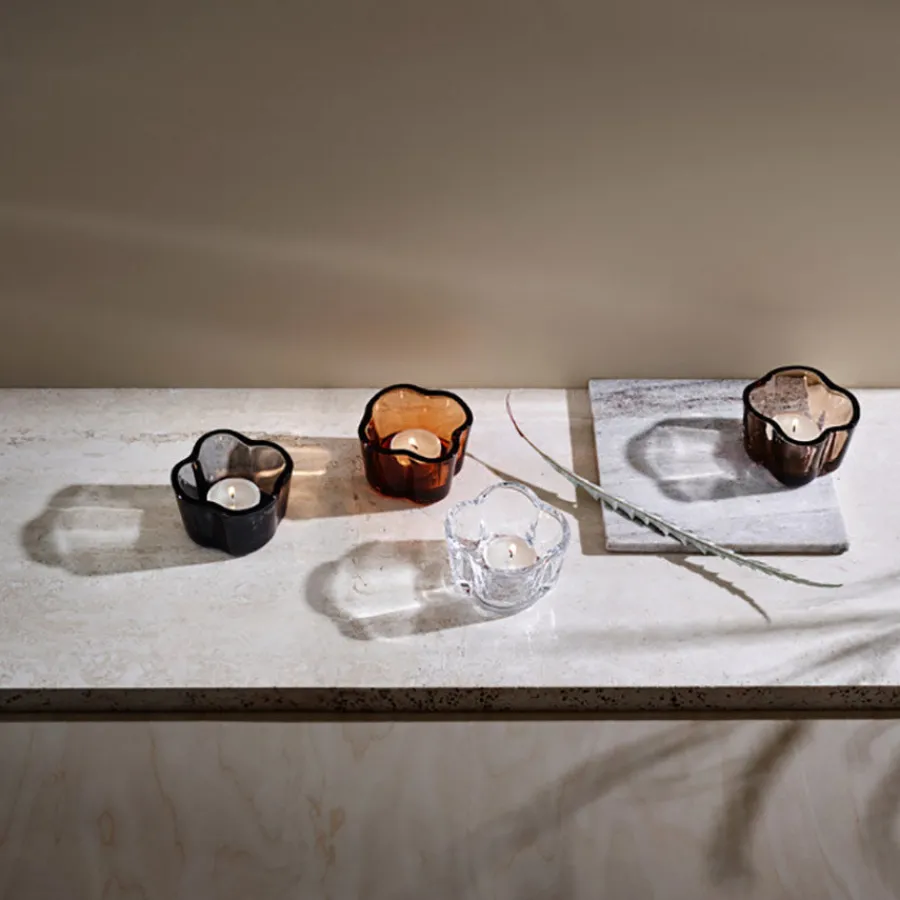 Lys>IITTALA Alvar Aalto Telysholder 60 mm Grå