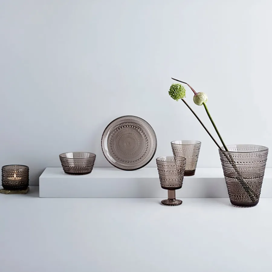 Asjetter>IITTALA Kastehelmi Asjett 17cm Lin