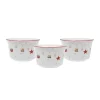 Skåler|Dessertskåler>CHRISTIANIA 1739 Juletid Skåler 3pk