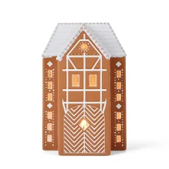 Lys>KÄHLER DESIGN Kähler Gingerbread Lyshus Stor Brun