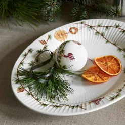 Fat>KÄHLER DESIGN Kähler Hammershøi Christmas Oval Skål 28,5x22,5 cm
