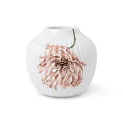 Dekor|Vaser>KÄHLER DESIGN Kähler Hammershøi Poppy Vase 13cm Hvit m/Dekor