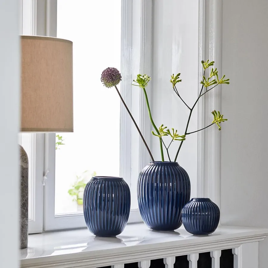 Dekor|Vaser>KÄHLER DESIGN Kähler Hammershøi Vase 21cm Indigo