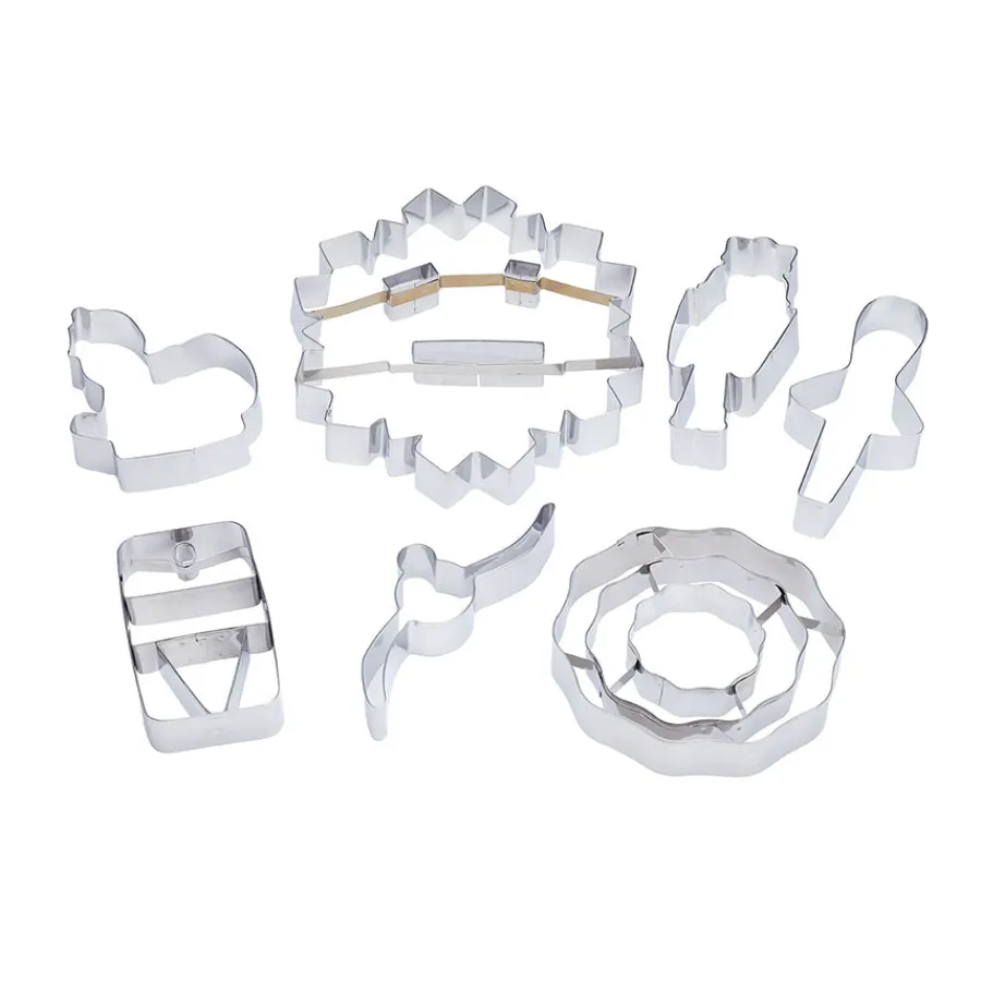 Bakeutstyr>Lifetime Brands Europe ltd Kitchencraft Nutcracker Collection Pepperkakeformer 7stk