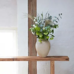 Vaser|Dekor>KNABSTRUP KERAMIK Knabstrup Vase 27cm Riflet Sand