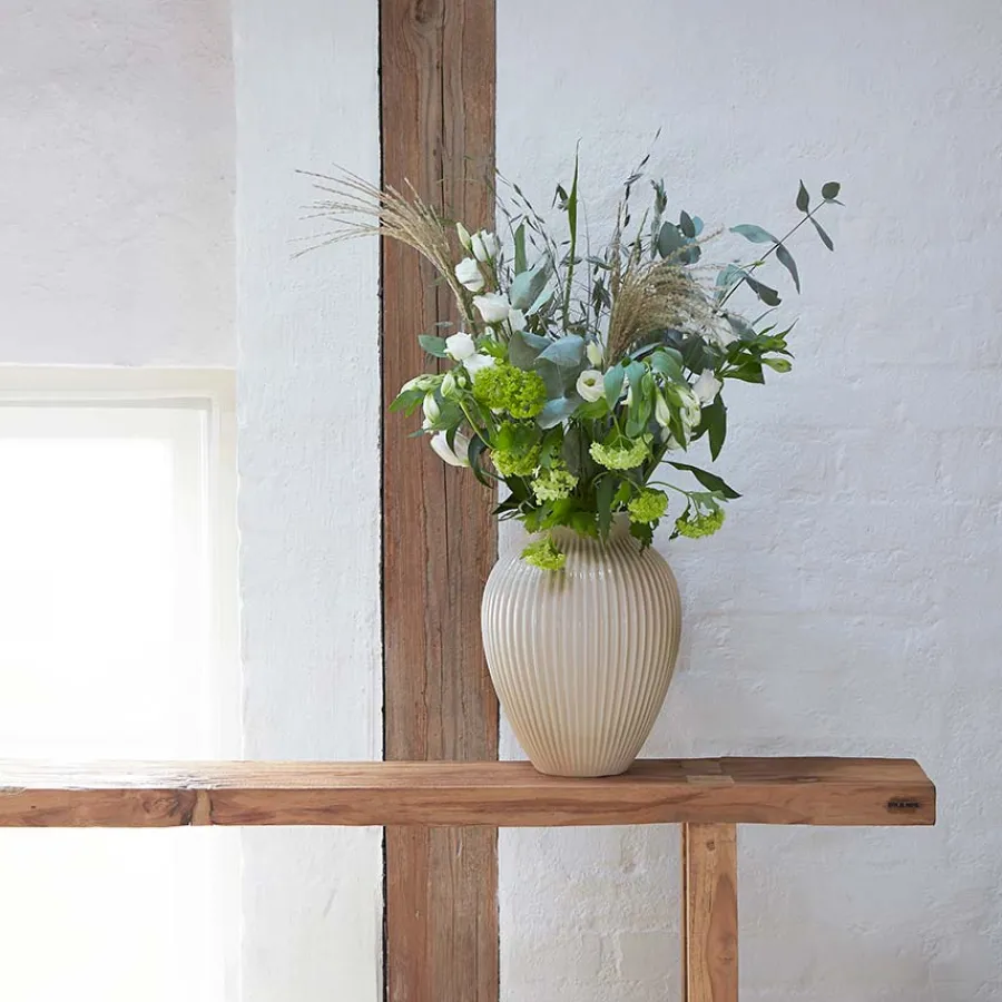Vaser|Dekor>KNABSTRUP KERAMIK Knabstrup Vase 27cm Riflet Sand