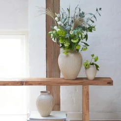 Vaser|Dekor>KNABSTRUP KERAMIK Knabstrup Vase 27cm Riflet Sand