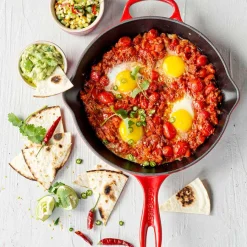 Støpejern>LE CREUSET Cerise Dyp Stekepanne Støpejern 26cm