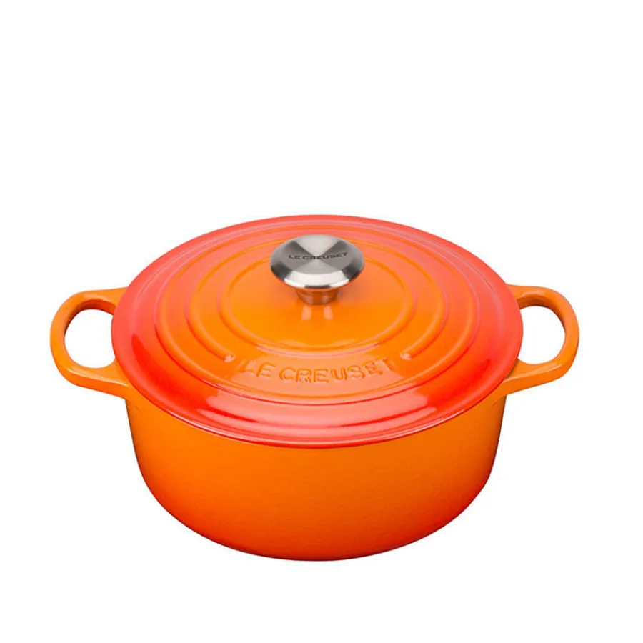 Støpejern>LE CREUSET Støpejernsgryte 4,2L/24cm Volcanic