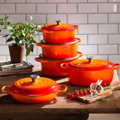 Støpejern>LE CREUSET Støpejernsgryte 4,2L/24cm Volcanic