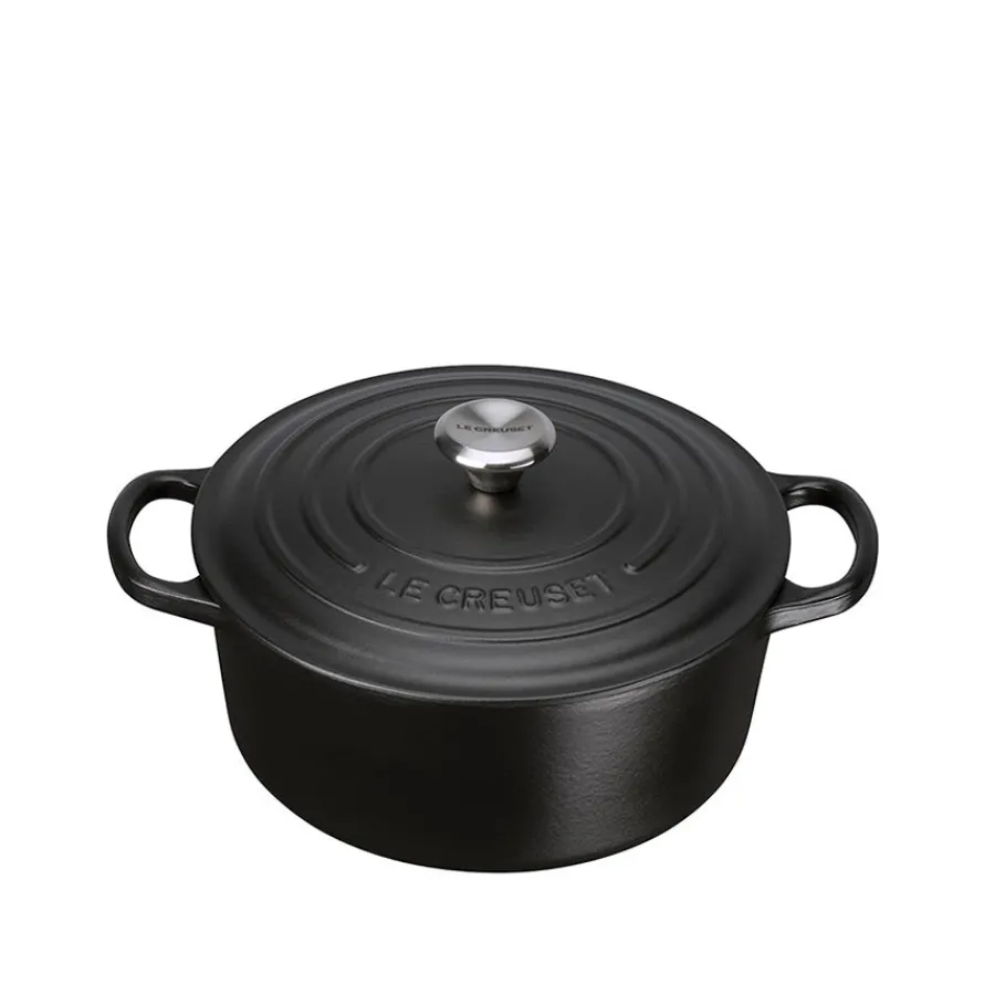Støpejern>LE CREUSET Støpejernsgryte 3,3L/22cm Matte Black
