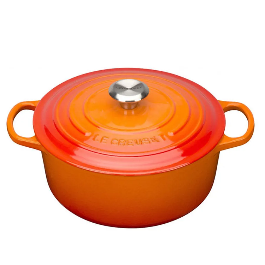 Støpejern>LE CREUSET Støpejernsgryte 6,7L/28cm Volcanic