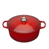 Støpejern>LE CREUSET Støpejernsgryte 5,3L/26cm Cerise