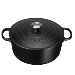 Støpejern>LE CREUSET Støpejernsgryte 6,7L/28cm Matte Black