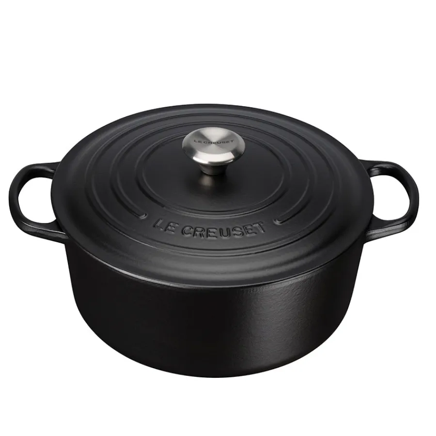 Støpejern>LE CREUSET Støpejernsgryte 6,7L/28cm Matte Black