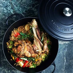 Støpejern>LE CREUSET Støpejernsgryte 6,7L/28cm Matte Black