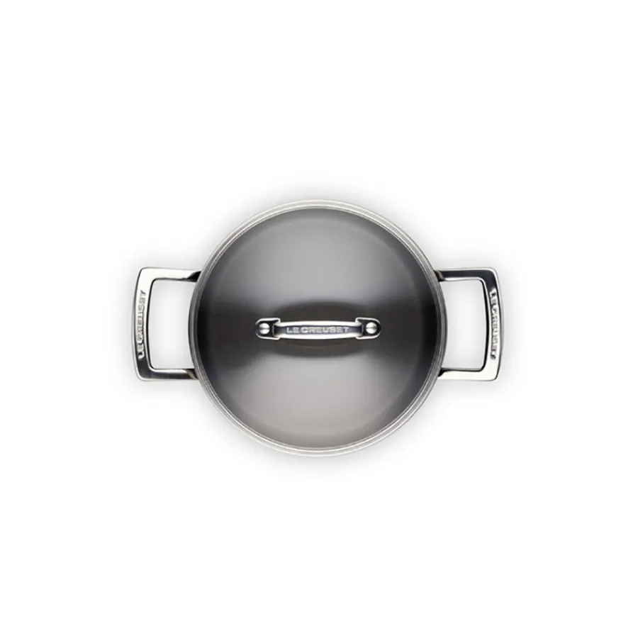 Aluminium>LE CREUSET Toughened Gryte m/lokk 3,8L Non-Stick Aluminium