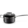Aluminium>LE CREUSET Toughened Kasserolle m/lokk 1,9L Non-Stick Aluminium