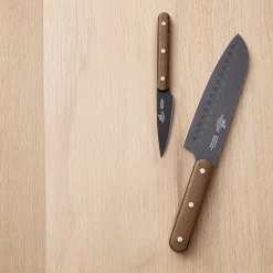 Kniver>LION SABATIER Phenix Knivsett 2 Deler Sort/Valnøtt