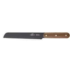 Kniver>LION SABATIER Phenix Walnut Knivsett 4 Deler Sort/Valnøtt