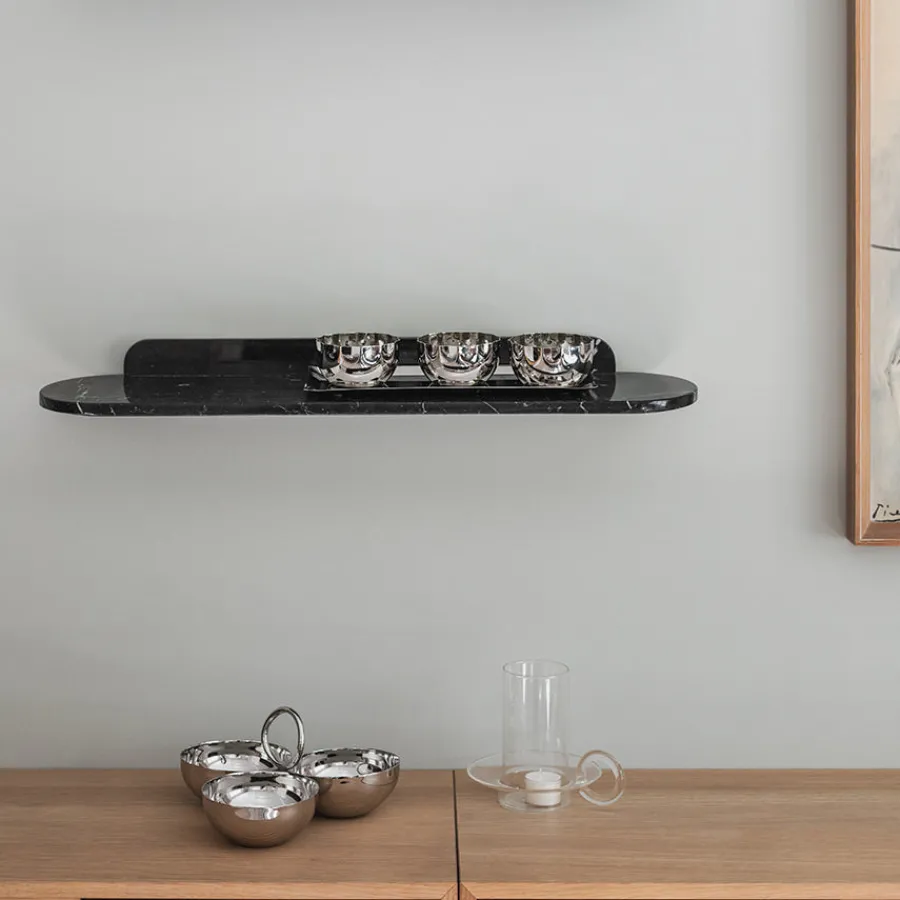 Skåler>LØVE Løve Vinje Fat m/3 Skåler Rustfritt Stål 30cm Sølv