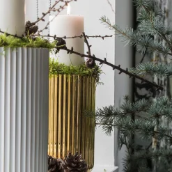 Dekor|Vaser>LYNGBY Porcelæn Vase 20,5cm Gull