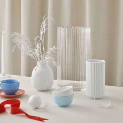 Dekor|Vaser>LYNGBY Porcelæn Vase 15,5cm Hvit