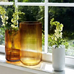 Dekor|Vaser>LYNGBY Porcelæn Vase 15,5cm Hvit