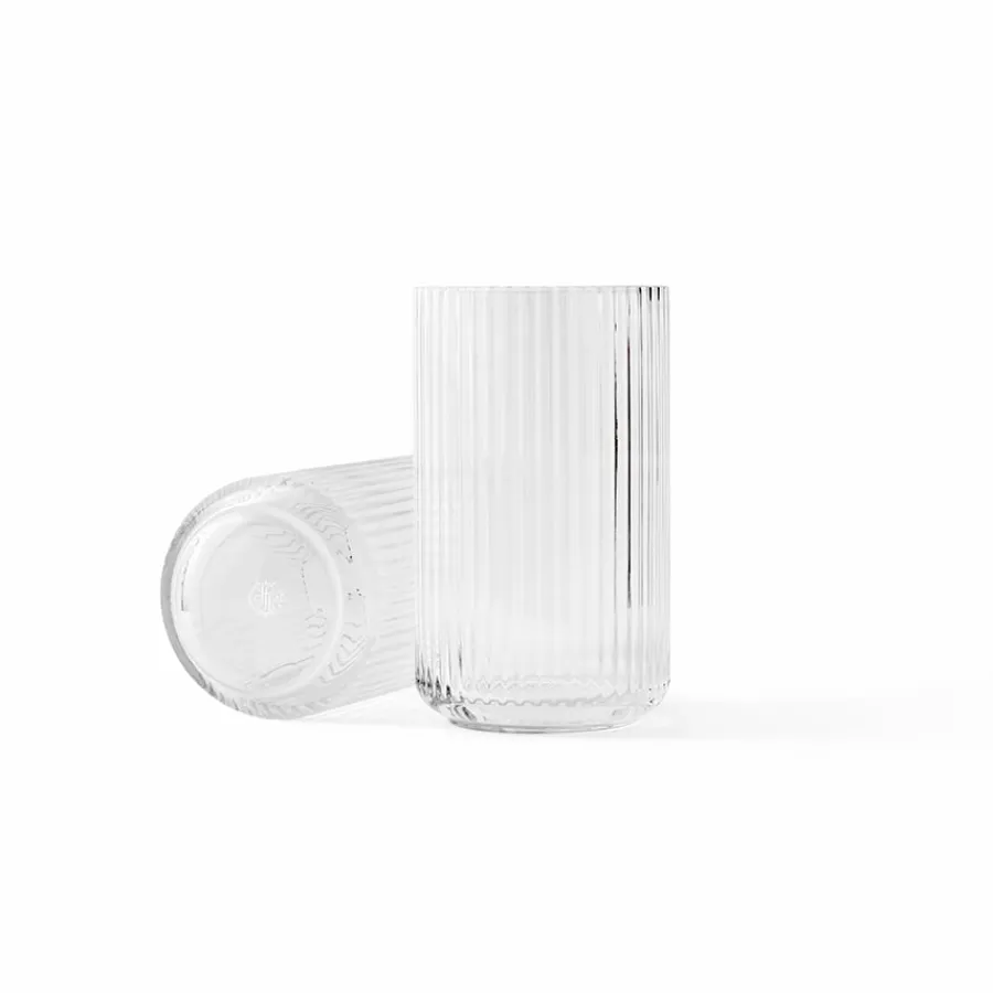 Dekor|Vaser>LYNGBY Porcelæn Vase 25cm Klart Glass