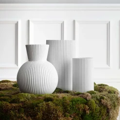 Dekor|Vaser>LYNGBY Lyng Porcelæn Vase 25cm Hvit