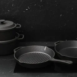 Støpejern>ASK Malm Grillpanne Støpejern Uten Emalje 28cm