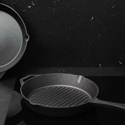 Støpejern>ASK Malm Grillpanne Støpejern Uten Emalje 28cm