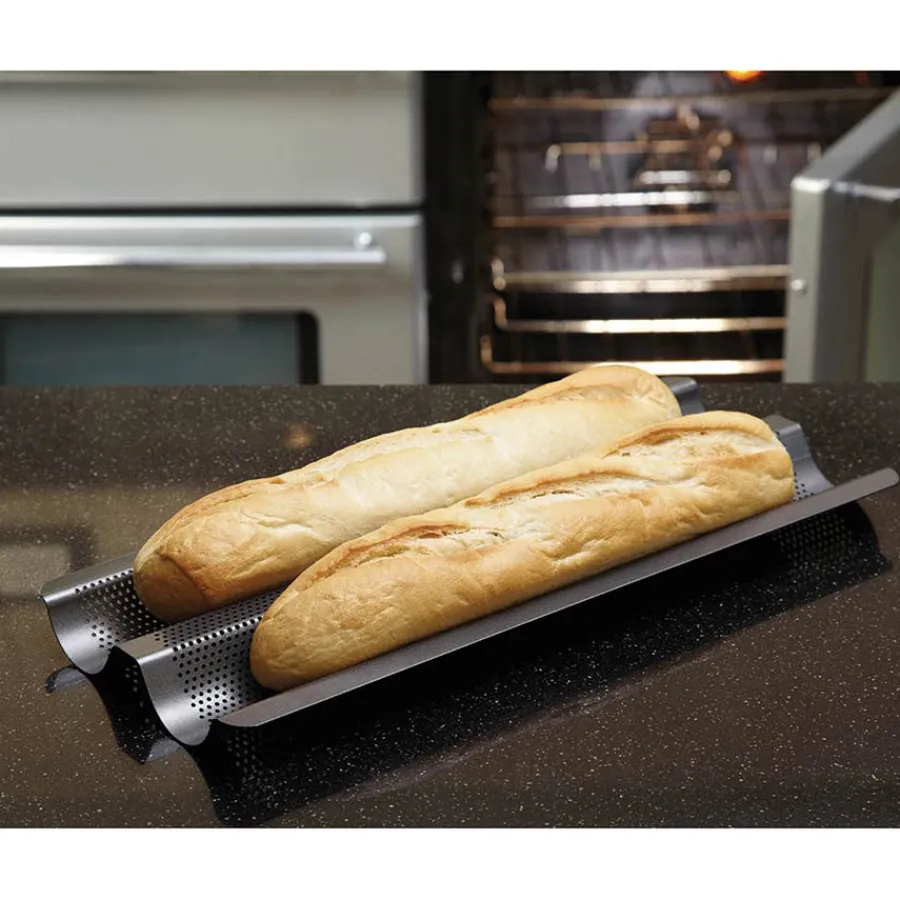Bakeutstyr>Lifetime Brands Europe ltd Masterclass Baguettbrett Non-Stick