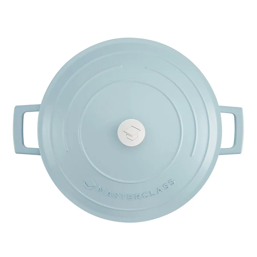 Aluminium>Lifetime Brands Europe ltd Masterclass Cast Aluminium Gryte 4L Himmelblå