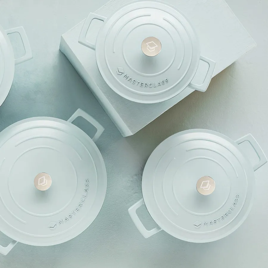 Aluminium>Lifetime Brands Europe ltd Masterclass Cast Aluminium Gryte 4L Himmelblå