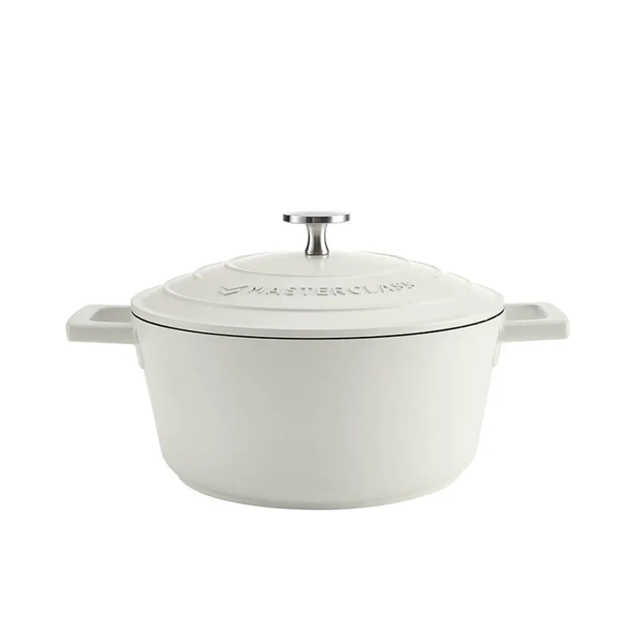 Aluminium>Lifetime Brands Europe ltd Masterclass Cast Aluminium Gryte 2,5L Krem